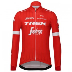 Maillot vélo 2018 Trek-Segafredo Manches Longues N001